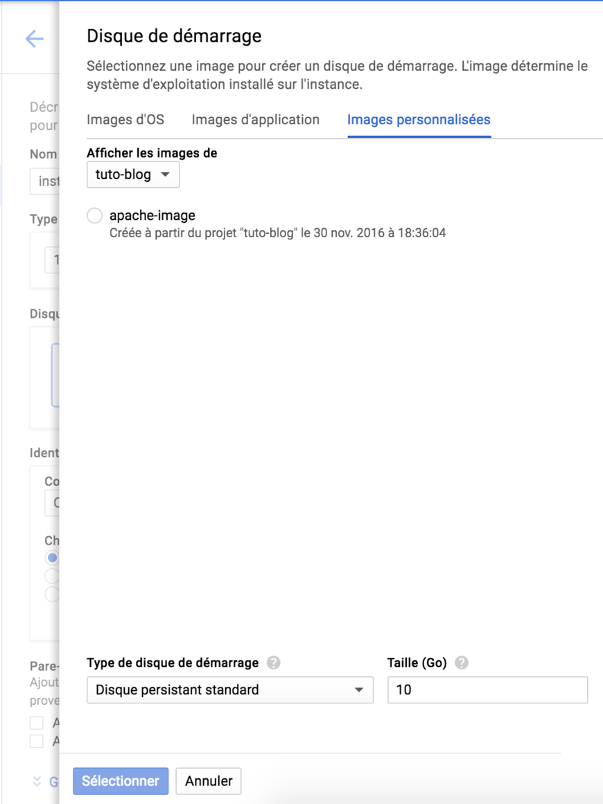 Image perso - Google Cloud Platform