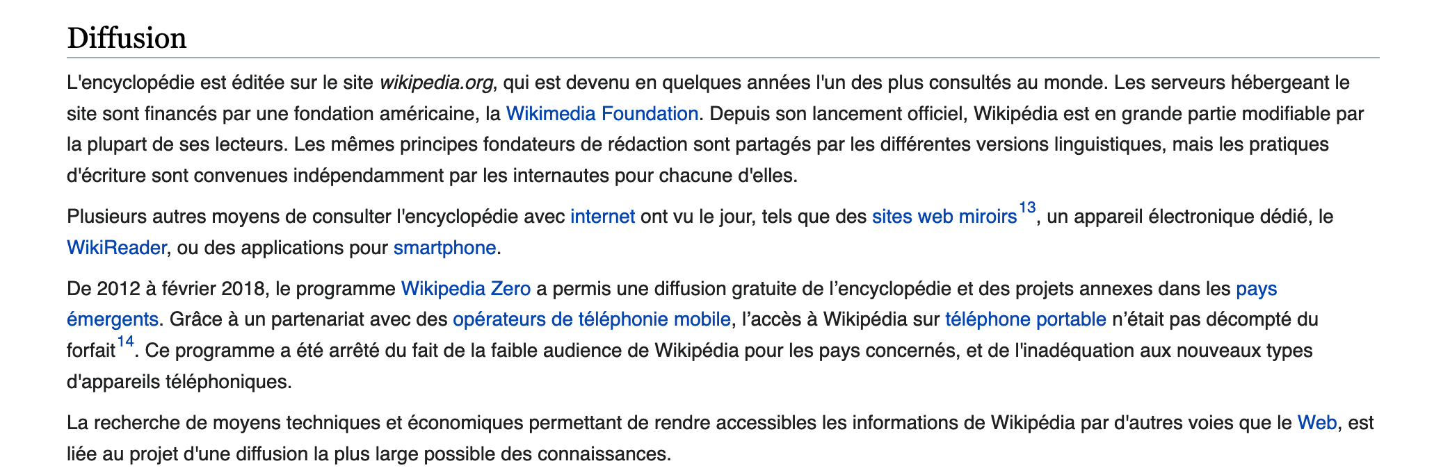 Wikipedia entry with 148 characters