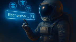 Illustration accessibilité d'une barre de recherche pour le web inclusif