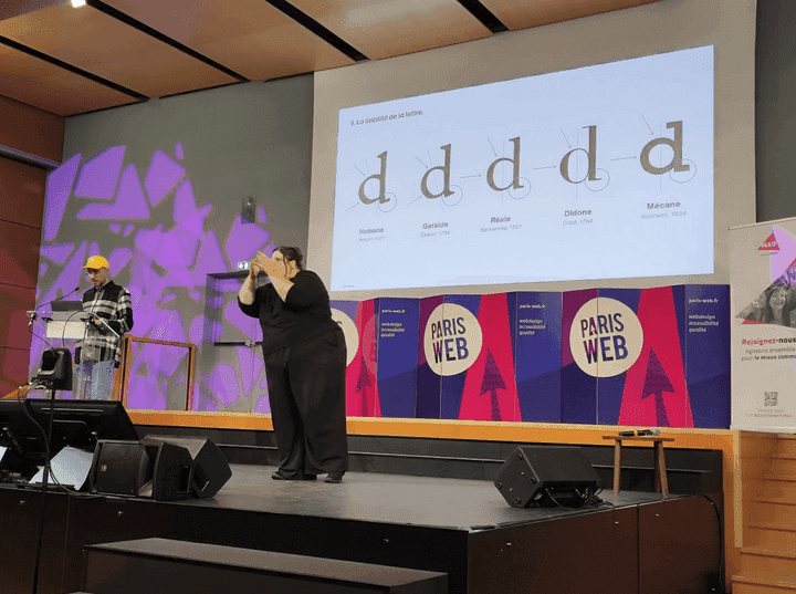 Damien Collot explique les différents types de lettres comme Humane, Didone ou Mécane